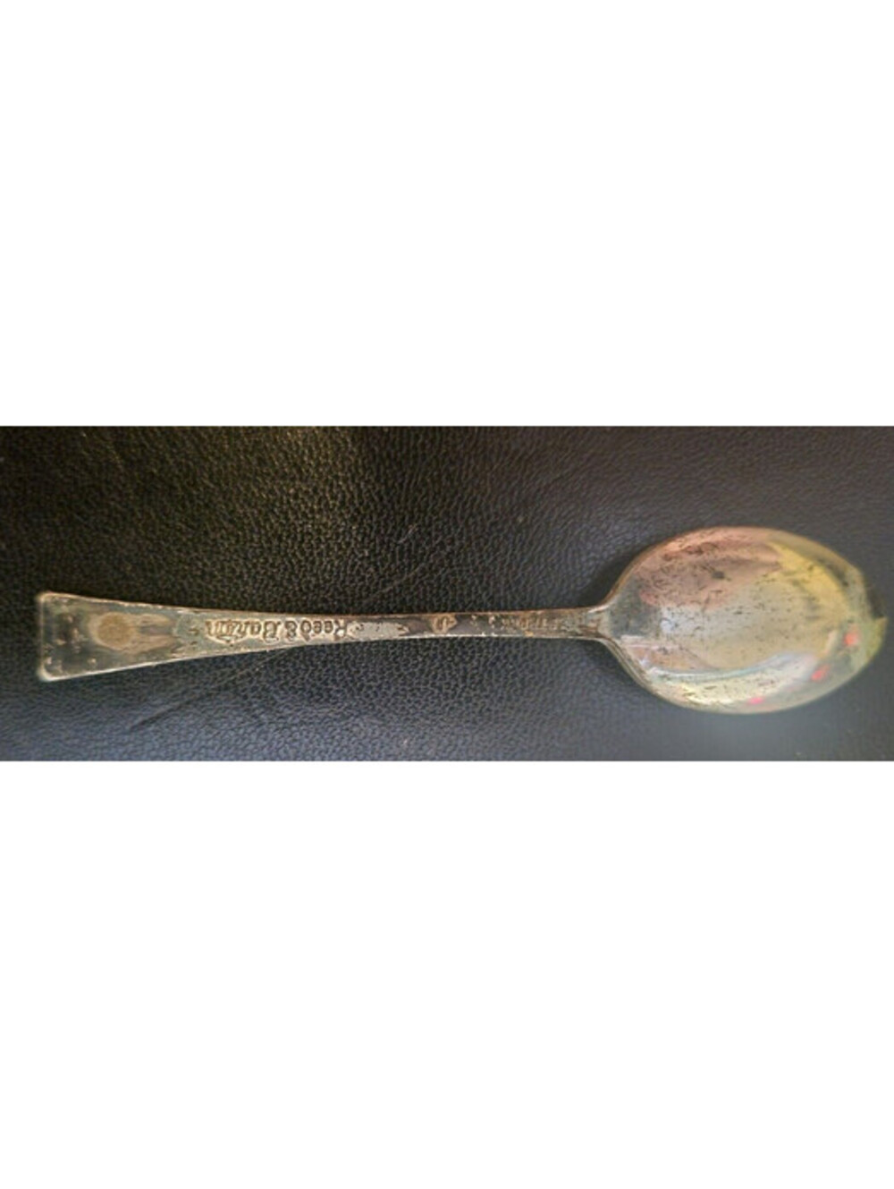 Reed & Barton Antique Silver Plated Jam or Salt Spoon - Elegant Vintage Flatware